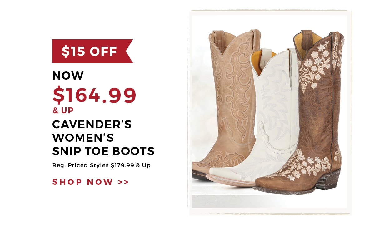 Cavender's 2024 Black Friday Sale | Boot Offers | Cavenders